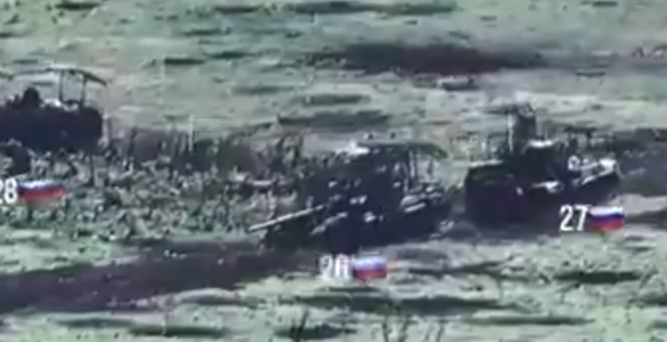 Уништени руски тенкови...