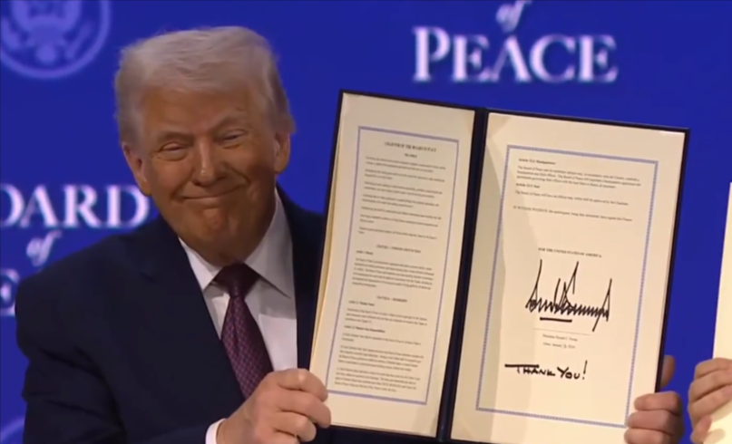 Потписивање повеље Одбора за мир