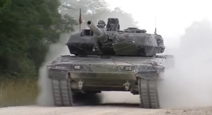 Тенк "Леопард" - украјинска армија (Фото: Скриншот)